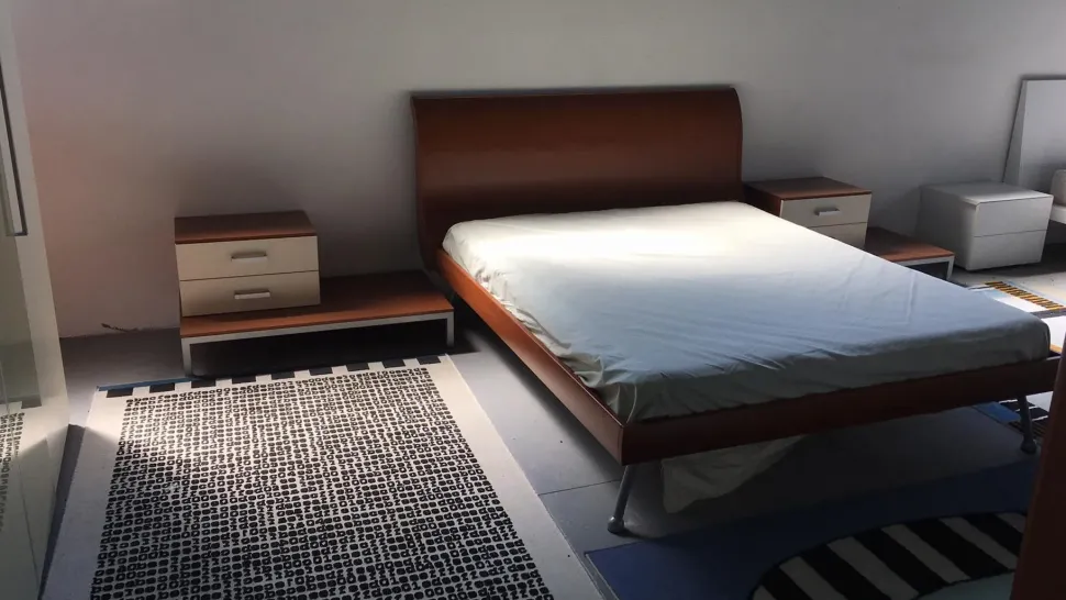 OFFERTA camera matrimoniale ERIKA di CUCINE STORE completa di RETE E MATERASSO MEMORY