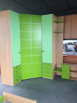 OFFERTA cameretta con MATERASSO MEMORY E RETE OMAGGIO mod GREEN di CUCINESTORE