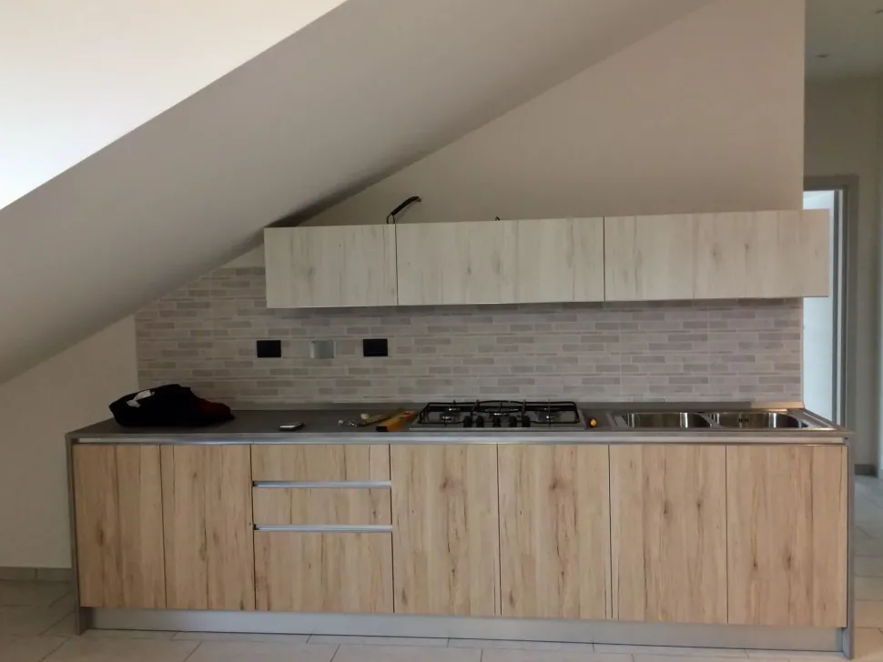 OFFERTA cucina lineare VINTAGE CUCINE STORE (misura 330cm)