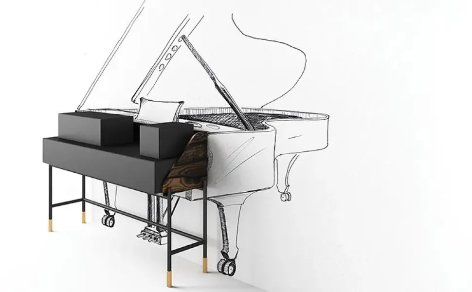 Offerta Outlet: Consolle Banko Minotti, design italiano. Sconto!