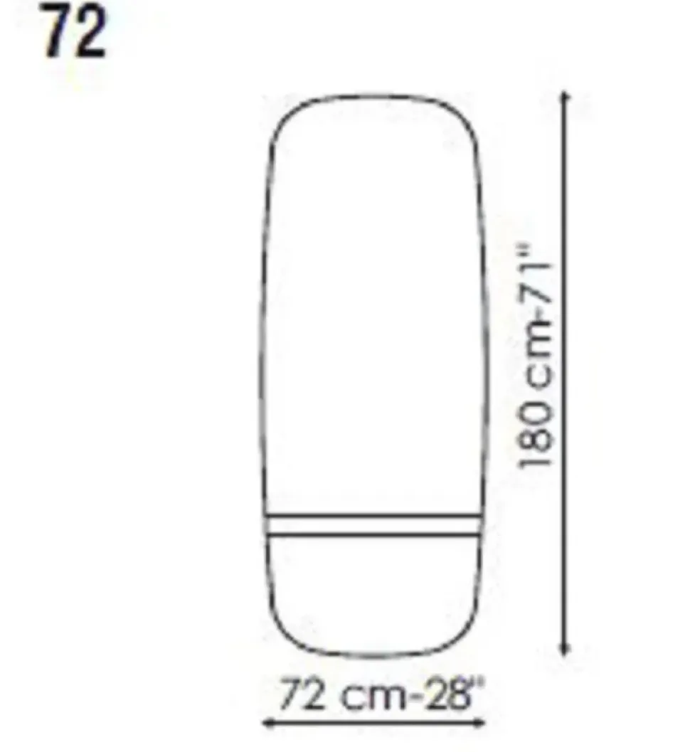 Offerta Outlet: Specchio Lake 72 di Bonaldo, design unico!