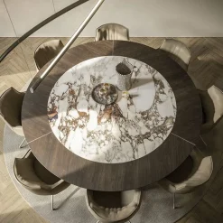 Offerta Outlet: Tavolo in legno rotondo Senator Ker-Wood Cattelan Italia.