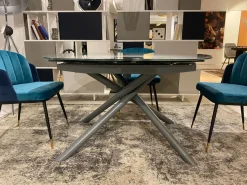 Offerta Outlet: Tavolo ovale in vetro D9039, Collezione esclusiva. Scopri ora!