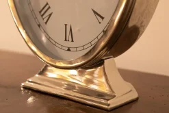 Oggettistica Artigianale Orologio da tavolo in acciaio lucido in OFFERTA OUTLET