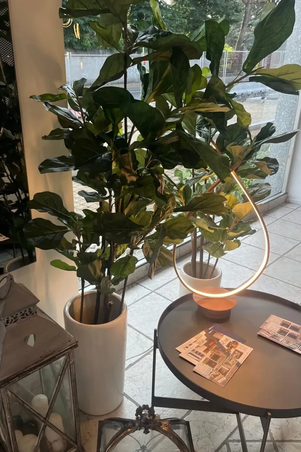 Oggettistica Artigianale Ficus lyrata grande pianta finta in OFFERTA OUTLET!