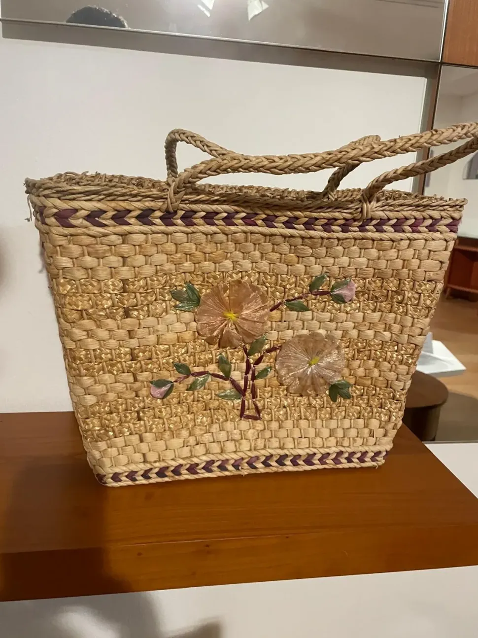 Oggettistica Borsa in vimini di Artigianale scontata - 50%