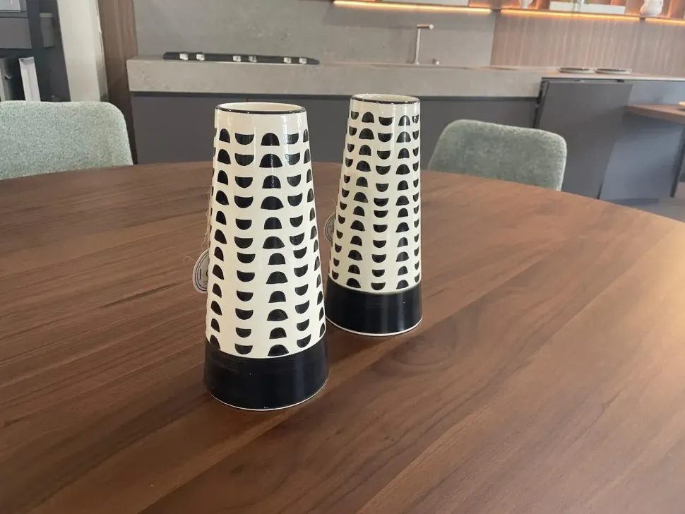 Oggettistica Coppia vasi in ceramica Akanto con uno SCONTO IMPERDIBILE