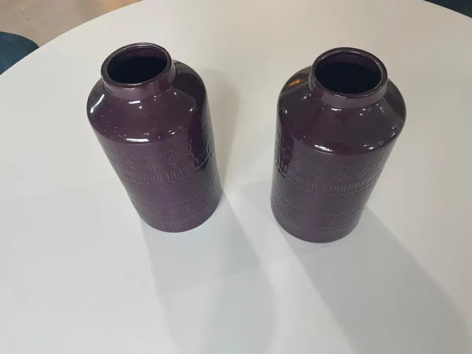 Oggettistica Coppia vasi in ceramica Abitare interior con uno SCONTO IMPERDIBILE