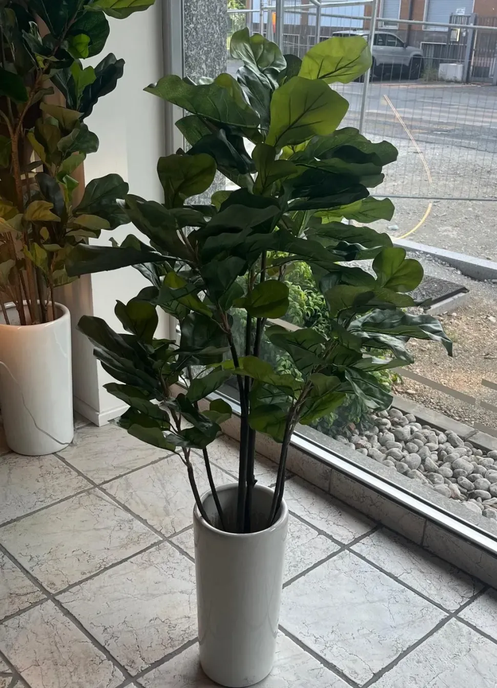 Oggettistica design modello Ficus lyrata piccola pianta finta di Artigianale in offerta