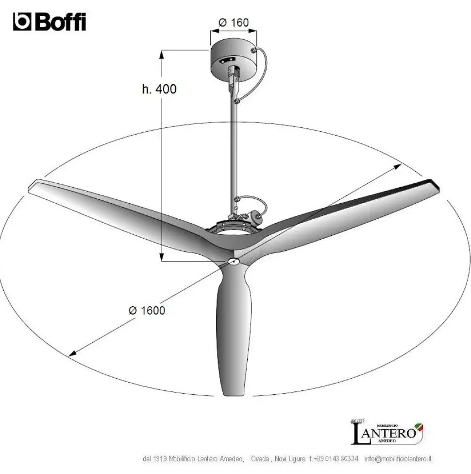 Oggettistica design Vendita online pronta consegna boffi , ventilatore air di Boffi scontata del 26%