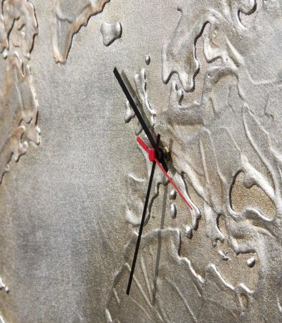 Oggettistica Orologio silver world Pintdecor a prezzo ribassato