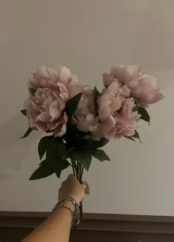 Oggettistica Peonia fiore finto di Artigianale in offerta