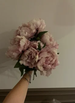 Oggettistica Peonia fiore finto di Artigianale in offerta