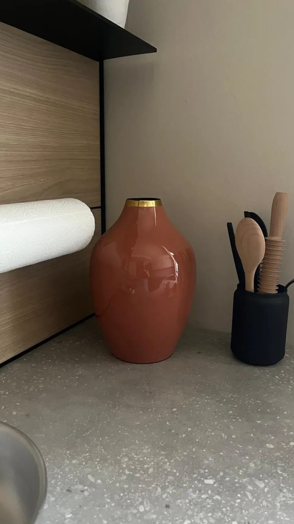 Oggettistica Vaso anfora smaltato di Artigianale in offerta - 30%