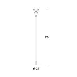 Outlet: Lampada da terra Flûte Fontana Arte a prezzo scontato!
