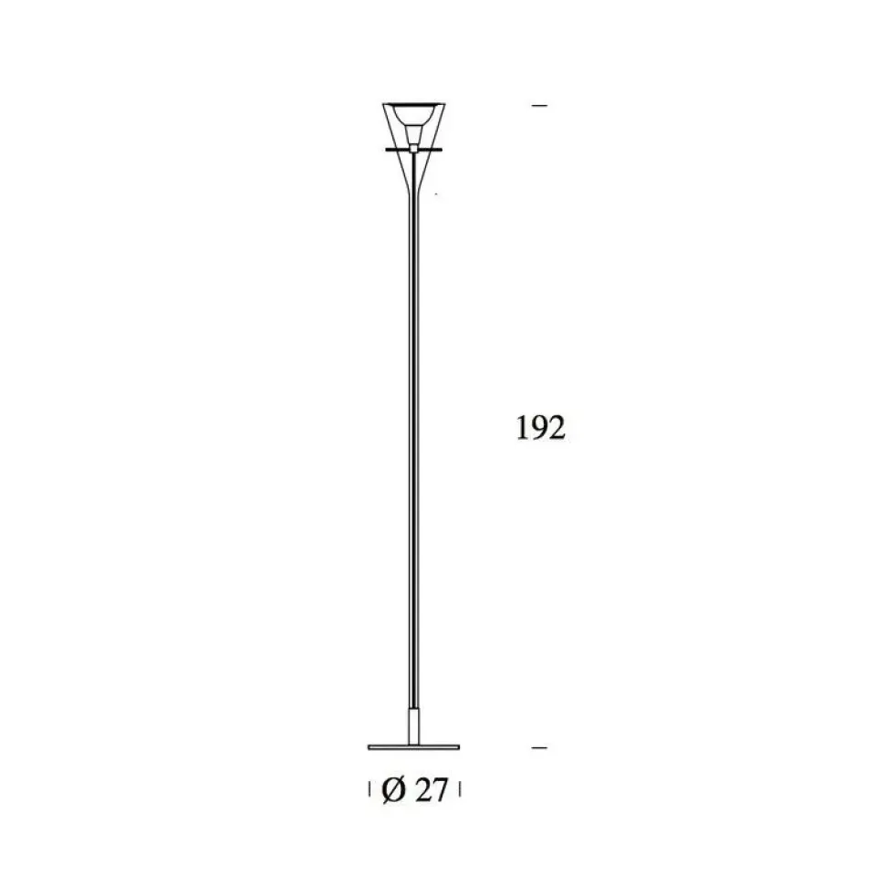 Outlet: Lampada da terra Flûte Fontana Arte a prezzo scontato!