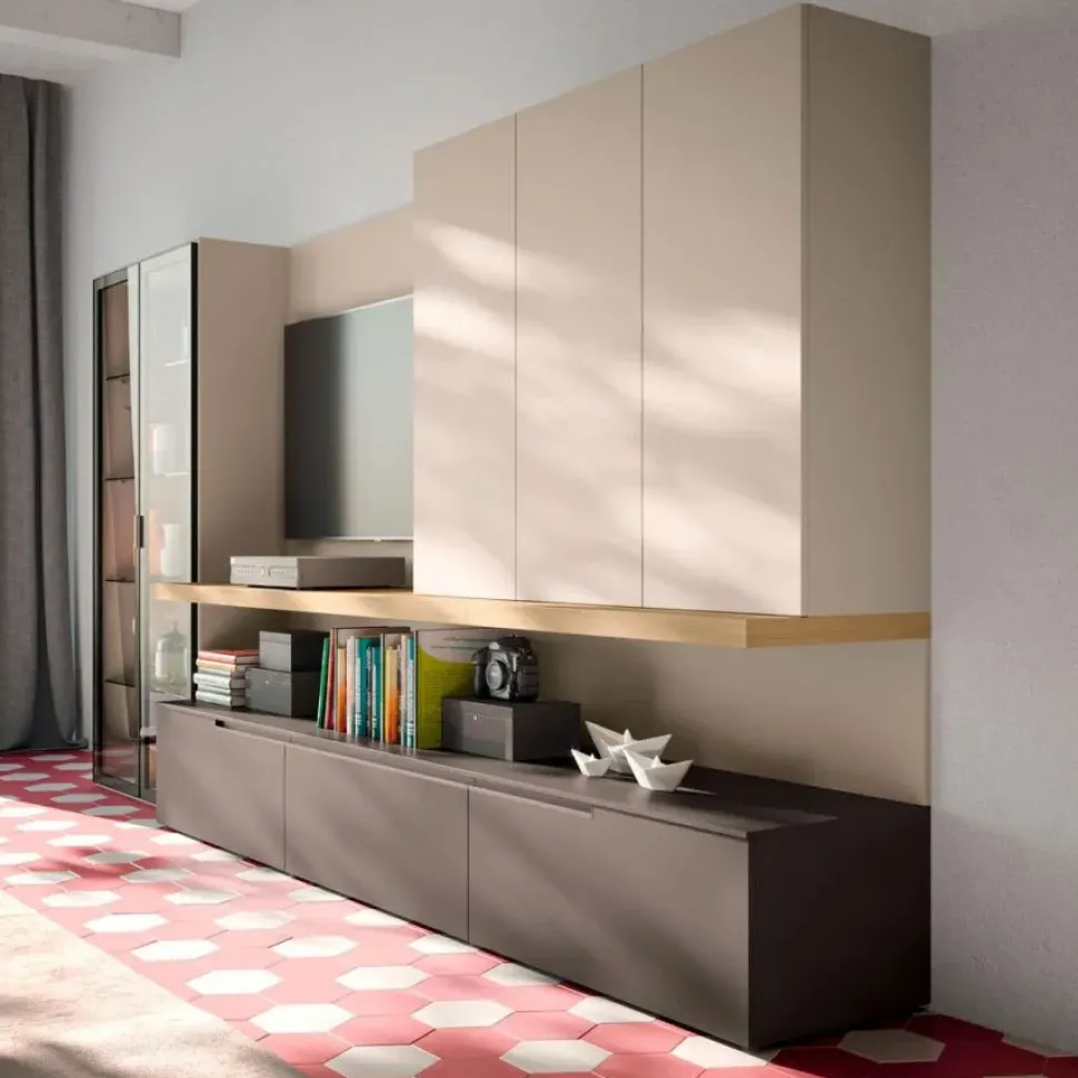 Outlet: Soggiorno Orme in laminato materico. Design unico, prezzo eccezionale!