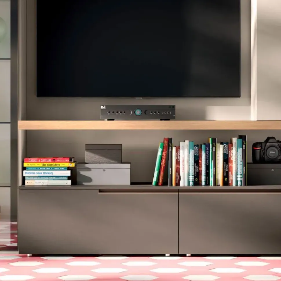 Outlet: Soggiorno Orme in laminato materico. Design unico, prezzo eccezionale!