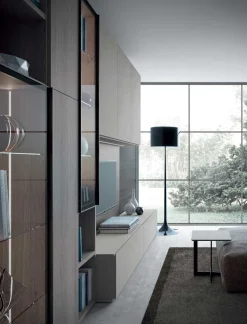 Parete attrezzata 8 mood di Astor mobili scontata del 33%