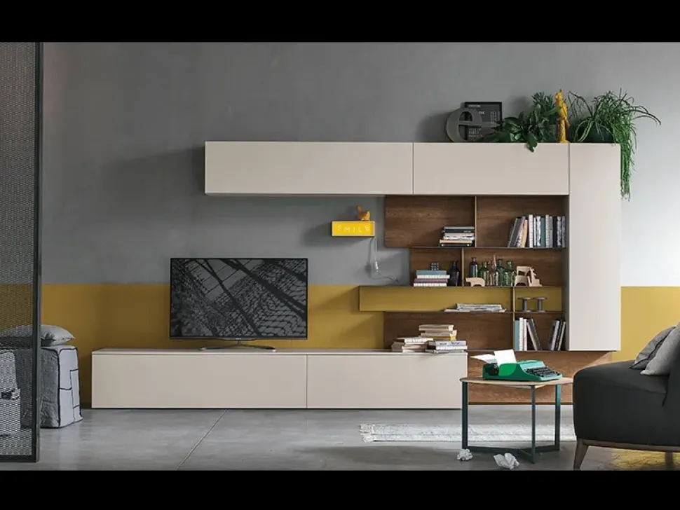 Parete attrezzata A081 Tomasella con uno sconto del 25%