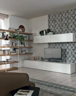 Parete attrezzata A076 Tomasella in stile moderno a prezzo scontato