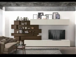 Parete attrezzata A062 Tomasella in stile moderno a prezzo ribassato