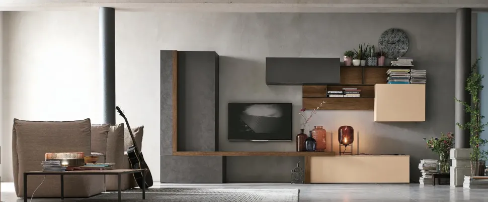 Parete attrezzata A082 Tomasella OFFERTA OUTLET