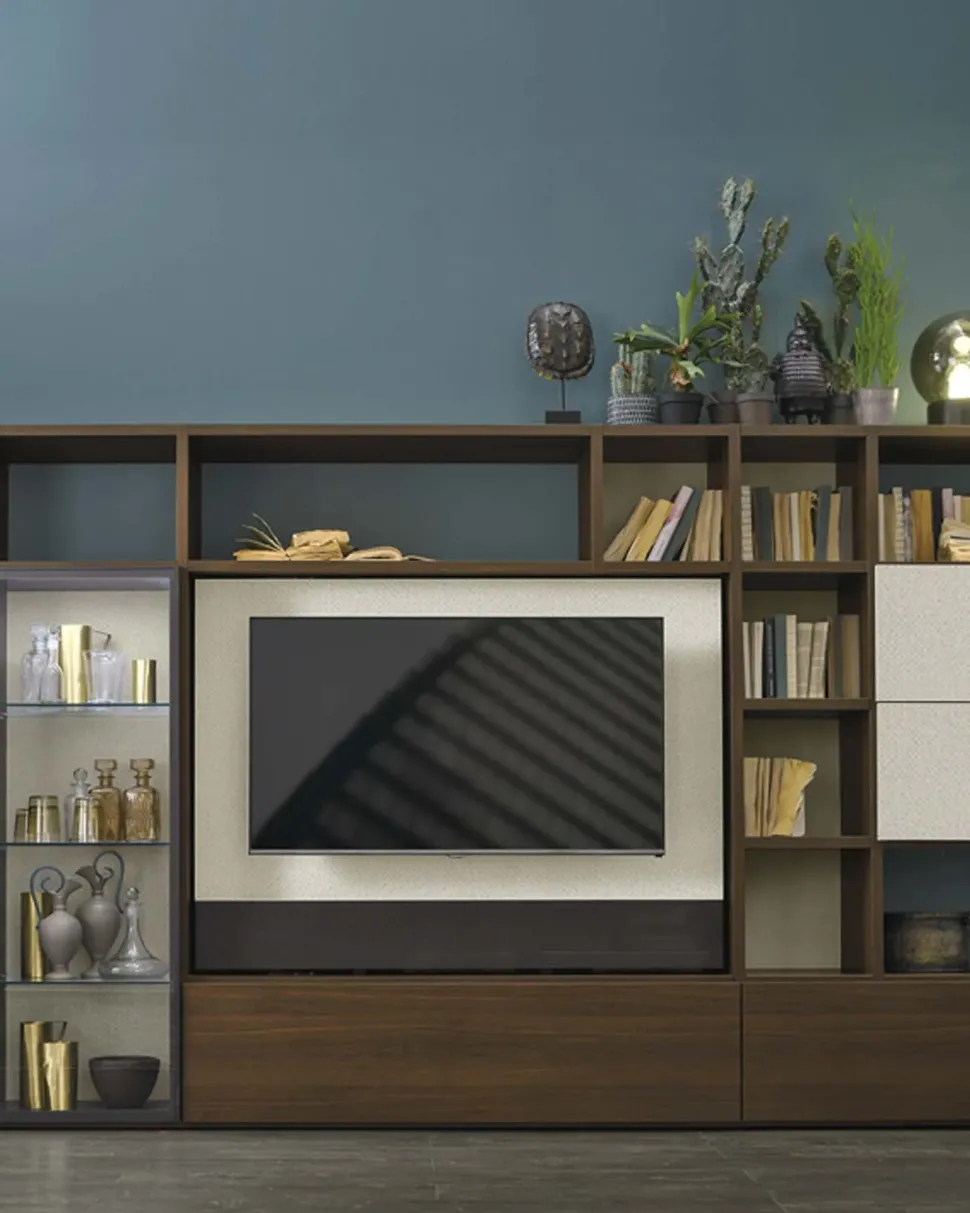 Parete attrezzata A117 Tomasella in stile moderno a prezzo scontato