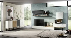 Parete attrezzata Alba106 di Albamobili in OFFERTA OUTLET