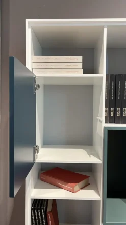 Parete attrezzata Ateneo Capo d'opera in stile moderna a prezzo scontato