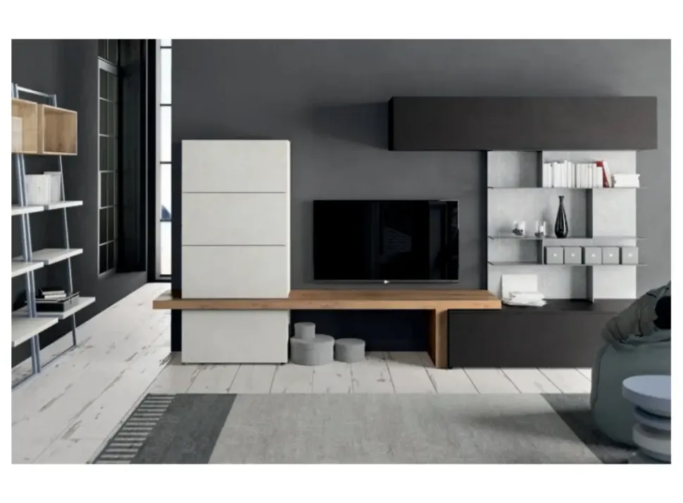 Parete attrezzata Atlante skt35 di Tomasella scontata del 30%