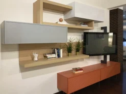 Parete attrezzata Club 36 Duebitalia in stile moderna a prezzo ribassato