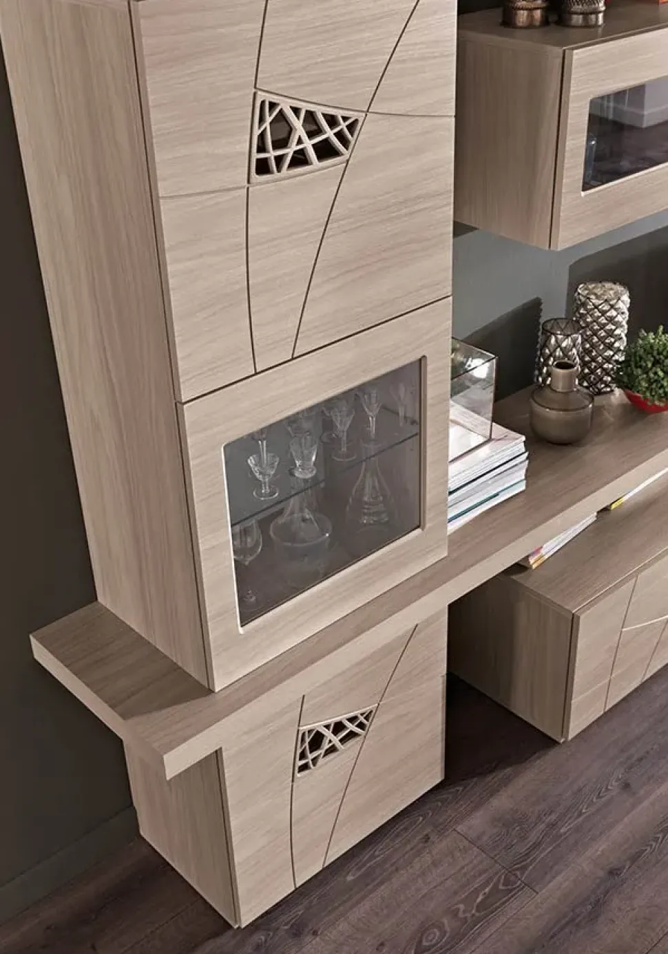 Parete attrezzata Collezione lapis di Spar in OFFERTA OUTLET