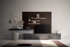 Parete attrezzata Composizione soggiorno lara 0019 di Santalucia scontata del 33%