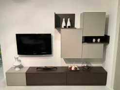 Parete attrezzata Dandy Santalucia in stile moderna a prezzo ribassato