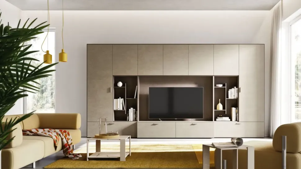 Parete attrezzata Day 30 Collezione esclusiva in stile moderno a prezzo ribassato