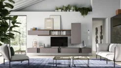 Parete attrezzata Day 28 Collezione esclusiva in stile moderno a prezzo ribassato