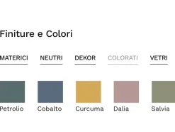 Parete attrezzata Day 33 di Collezione esclusiva scontata del 40%