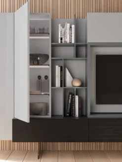 Parete attrezzata Day 13 Orme in stile design a prezzo ribassato