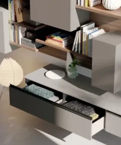 Parete attrezzata Day 02 Orme in stile moderna a prezzo ribassato