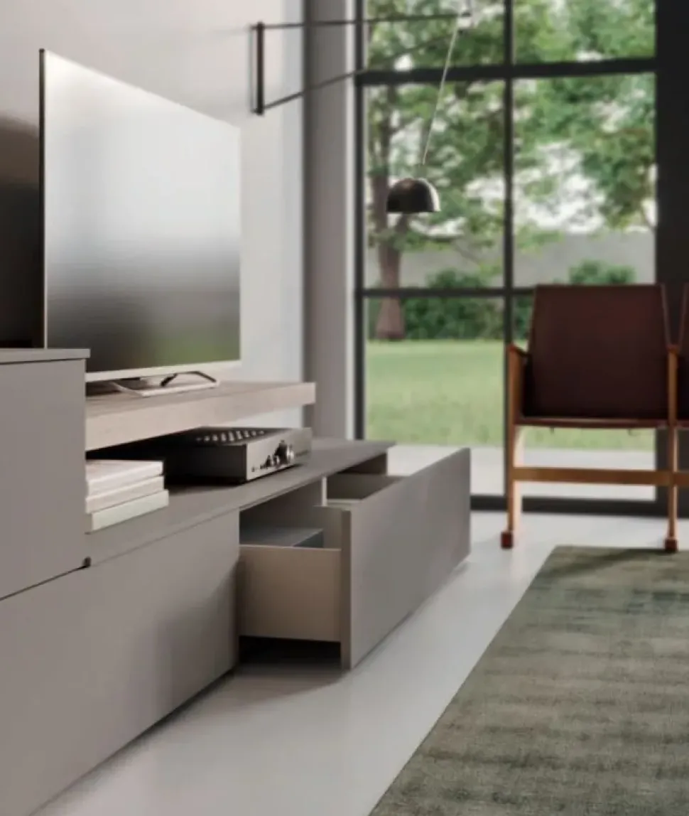 Parete attrezzata Day 11 Orme in stile design a prezzo ribassato