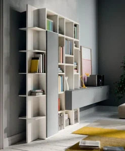 Parete attrezzata Day 21 Orme in stile design a prezzo scontato