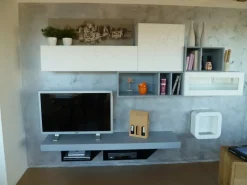 Parete attrezzata Decor Artigianale in stile design a prezzo ribassato