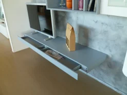 Parete attrezzata Decor Artigianale in stile design a prezzo ribassato