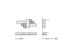 Parete attrezzata Favero cod. 3RF 1110_A