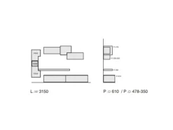 Parete attrezzata Favero 3RF 1315_A