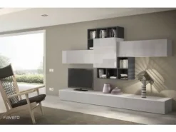 Parete attrezzata Favero Composizione Riflessi - 3RF 2000