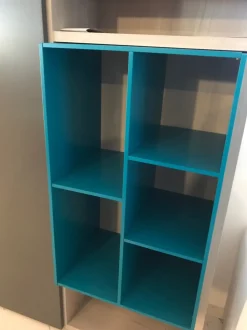 Parete attrezzata Gd183 Novamobili in laccato opaco a prezzo Outlet