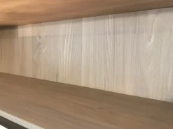 Parete attrezzata Gd183 Novamobili in laccato opaco a prezzo Outlet