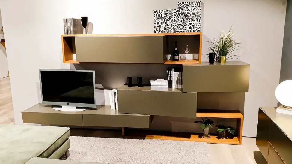 Parete attrezzata i-modulart di Presotto scontata del 71%